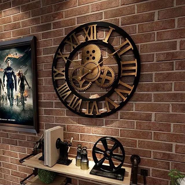 Large Wall Clock / 18 42 / Farmhouse Clock / Oversized Wall Clock -   Sweden