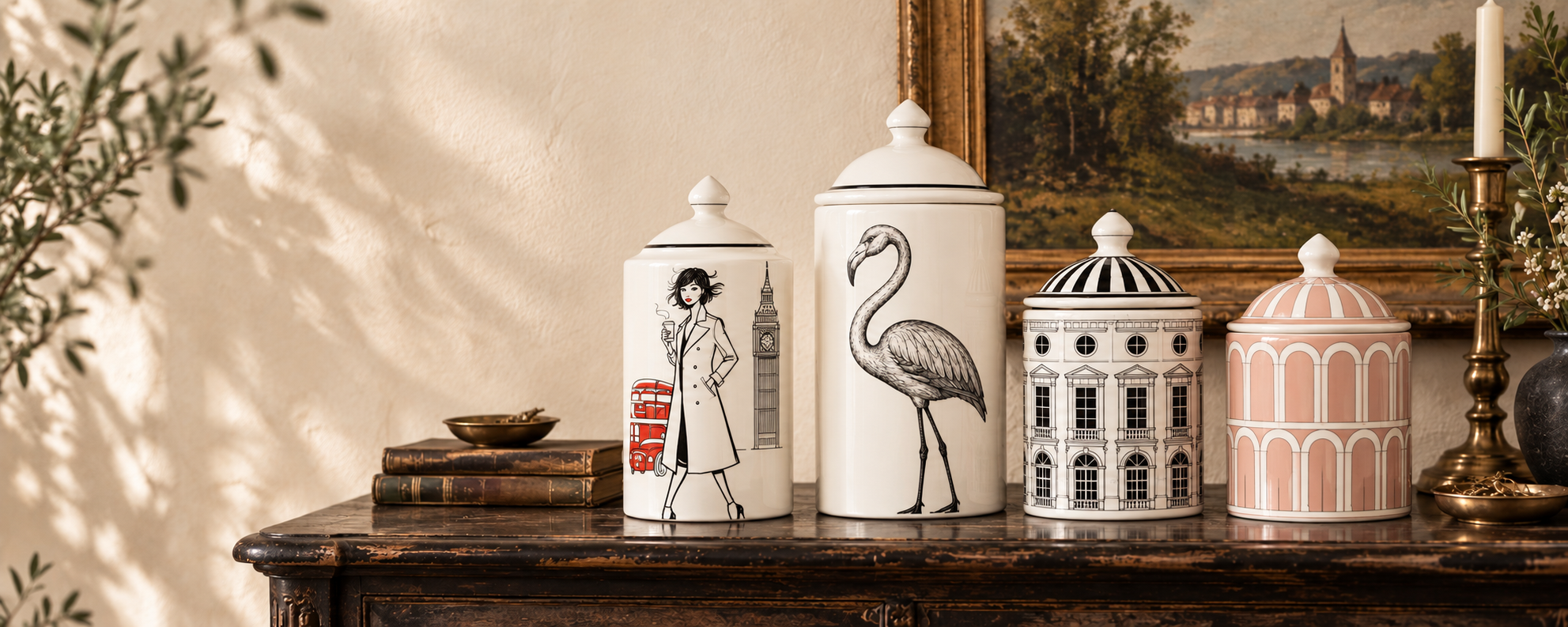 Decorative Storage Jars
