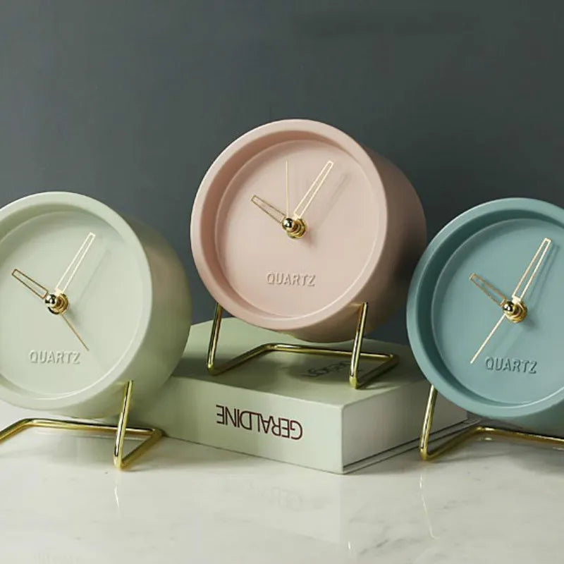 Minimalist Sorbet Table Clock