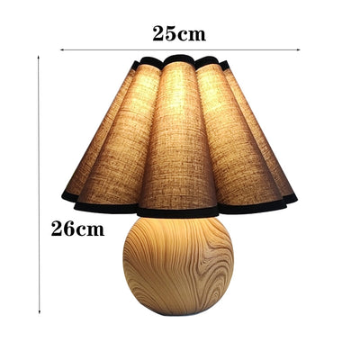 Dimmable Wooden Bedside Lamp