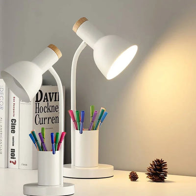 Nordic Desk Lamp With Pen Holder