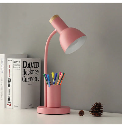 Nordic Desk Lamp With Pen Holder