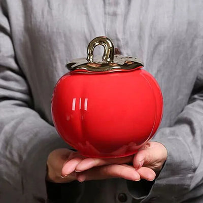 Pumpkin Storage Jar