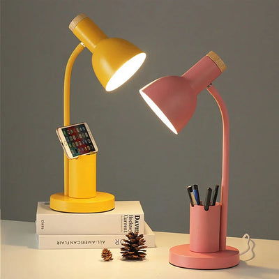 Nordic Desk Lamp With Pen Holder