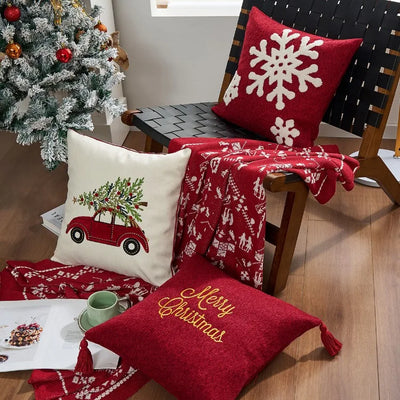 Holly Jolly Cushion Covers
