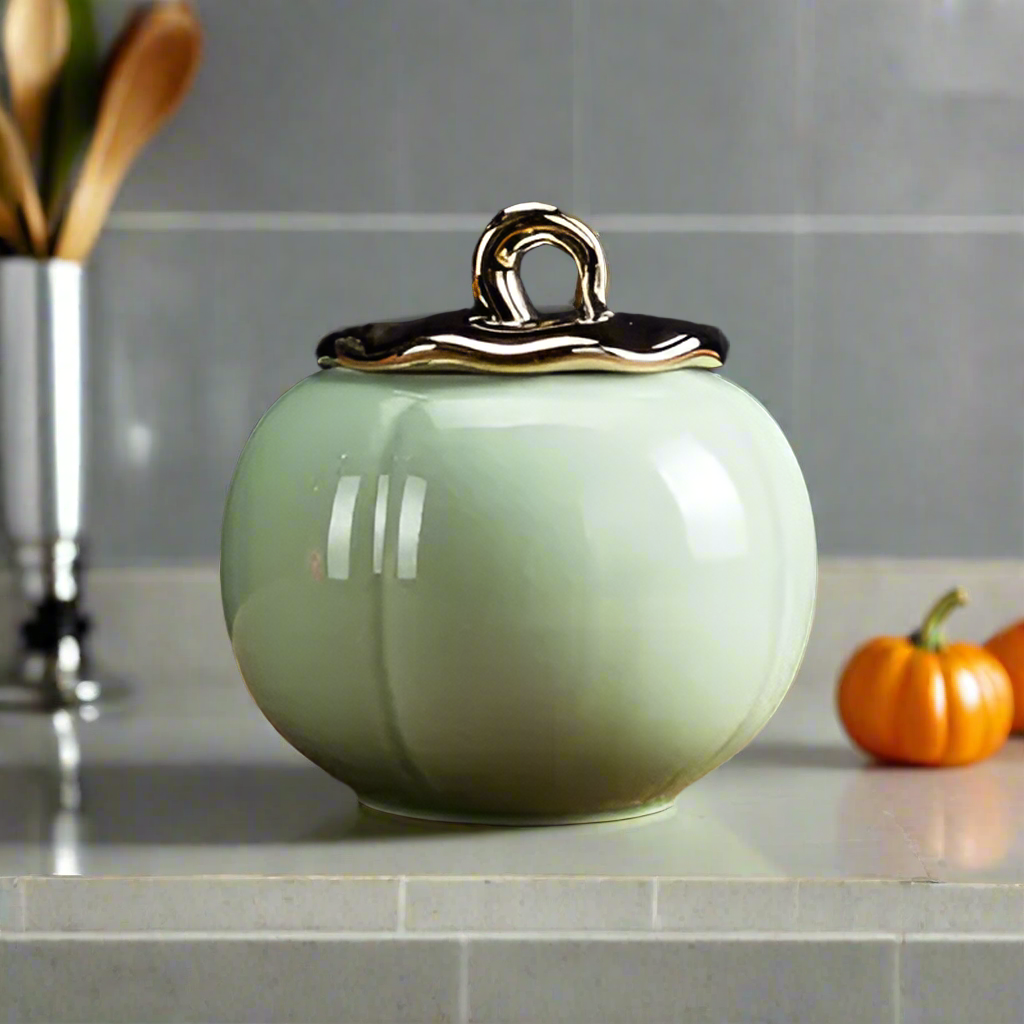 Pumpkin Storage Jar