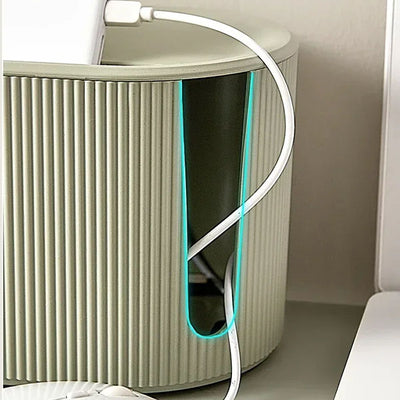 Nordic Plug Storage Box & Wire Organizer