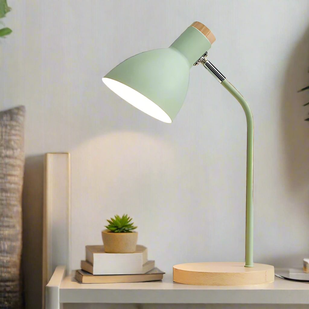 Nordic Wood Desk Lamp