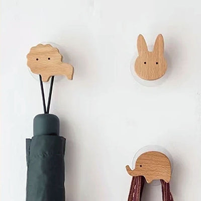 Nordic Wooden Animal Hook