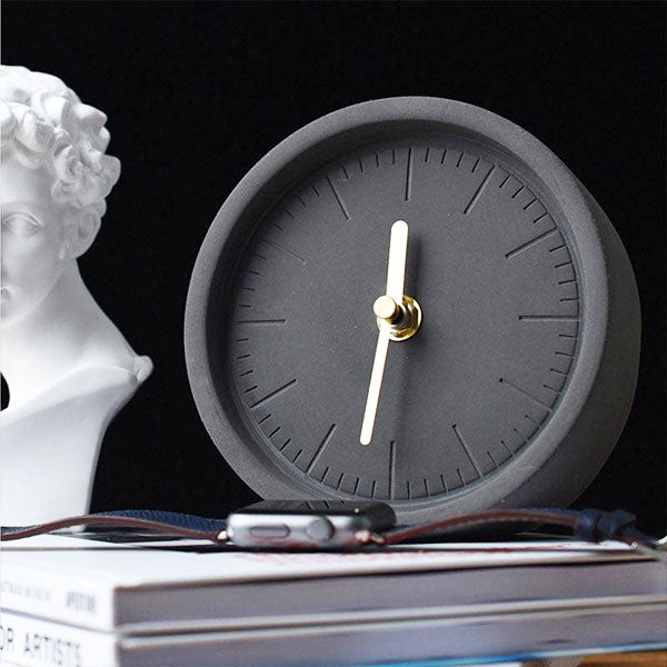 Nordic Matt Concrete Desk Clock