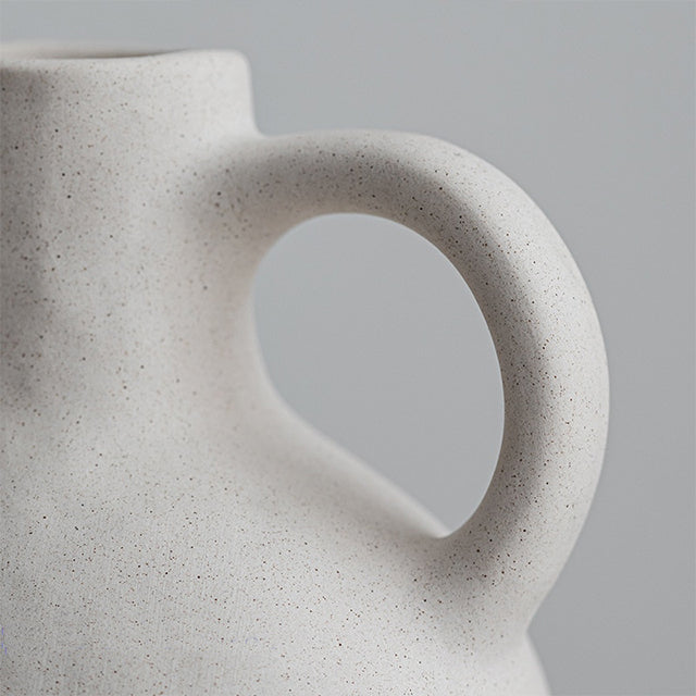 Vintage Style Ceramic Vase With Handle