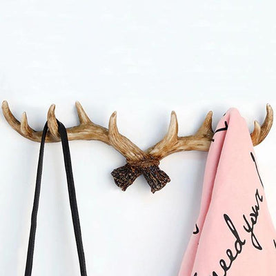 Vintage Deer Antler Wall Hook - Glamorous Hangups Ltd