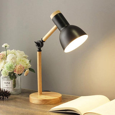 Nordic Wooden Desk Lamp - Glamorous Hangups Ltd