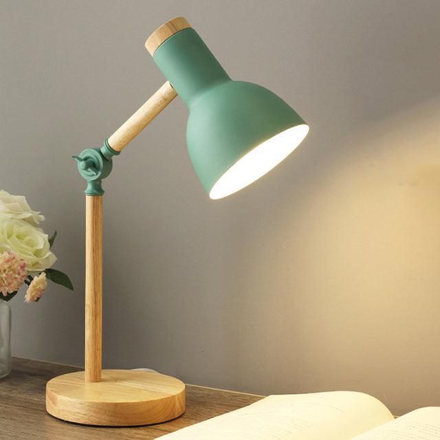 Nordic Wooden Desk Lamp - Glamorous Hangups Ltd