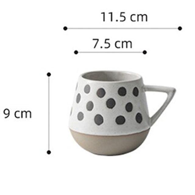Hand-painted Ceramic Coffee Mug - Glamorous Hangups Ltd