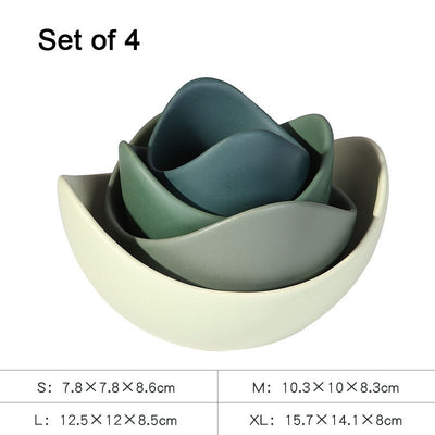 Ceramic Lotus Bowls
