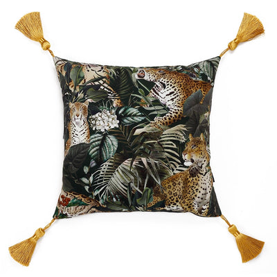 Vintage Velvet Leopard Cushion Covers
