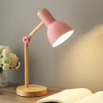 Nordic Wooden Desk Lamp