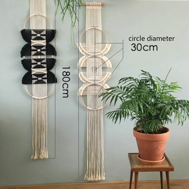 Ring Macrame Wall Hanging - Glamorous Hangups Ltd