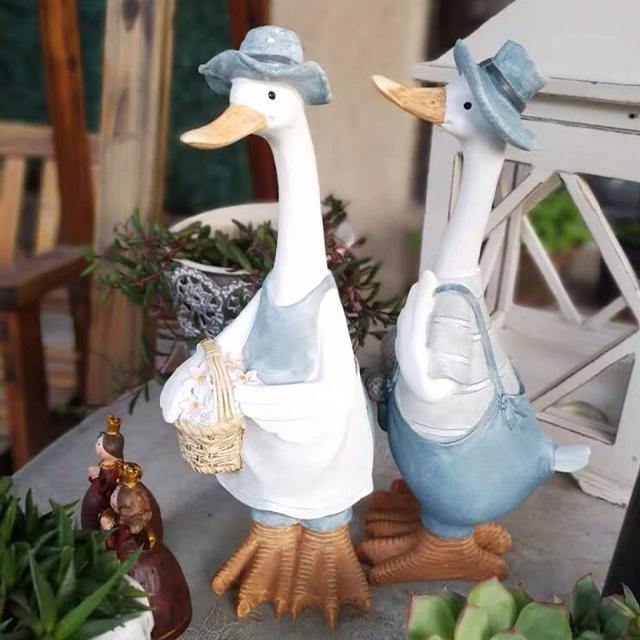 Mr & Mrs Duck Garden Ornaments - Glamorous Hangups Ltd