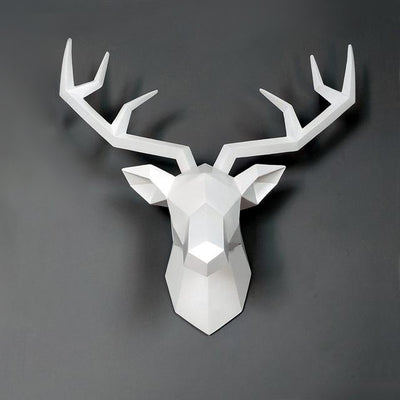 Oversize Nordic Stag Head 3D Wall Art