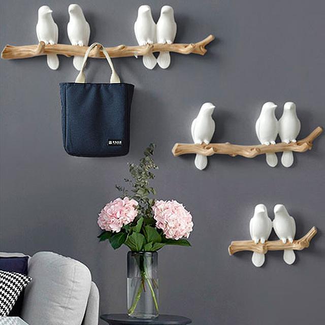 Resin Bird Hanging Hooks - Glamorous Hangups Ltd