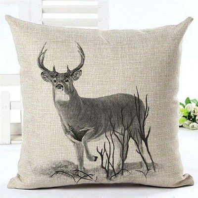 Stag & Deer Cushion Cover - Glamorous Hangups Ltd