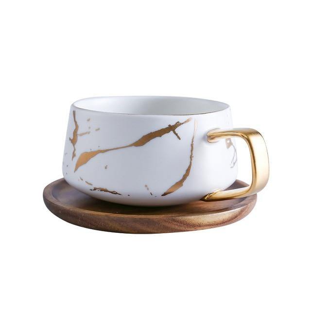 Gold Marble Coffee Mugs - Glamorous Hangups Ltd