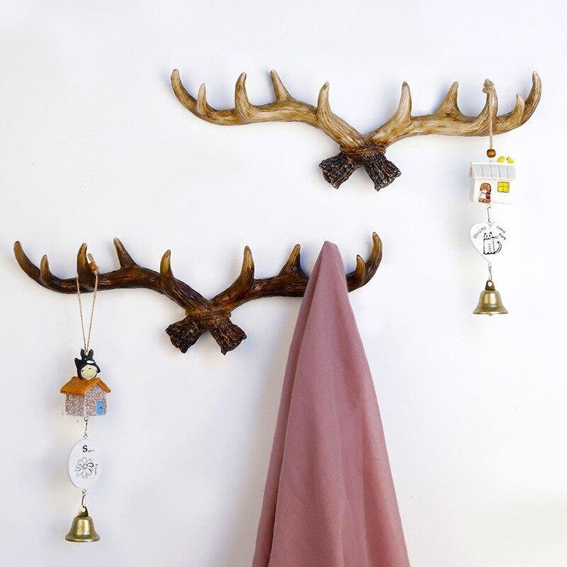Vintage Deer Antler Wall Hook - Glamorous Hangups Ltd