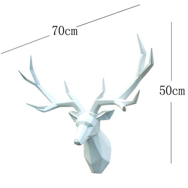 XL Nordic Stag Head 3D Wall Art - Glamorous Hangups Ltd