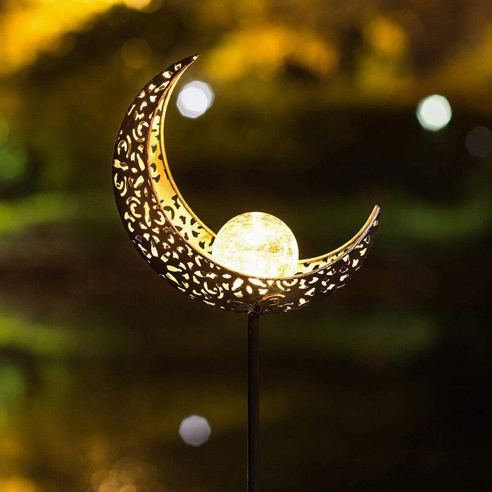 Outdoor LED Solar Powered Moon Lamp - Glamorous Hangups Ltd