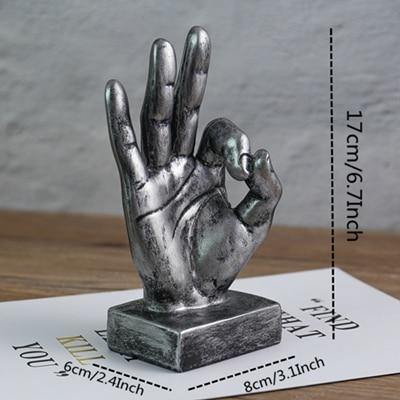 Hand Signal Table Ornament - Glamorous Hangups Ltd