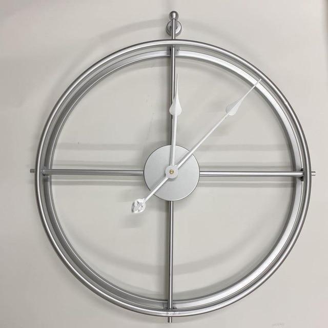 Oversized Minimalist Metal Wall Clock - Glamorous Hangups Ltd