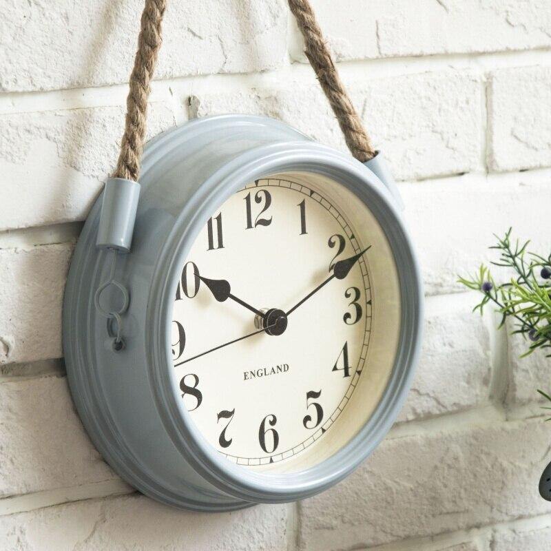 Farmhouse Metal Wall Clock - Glamorous Hangups Ltd