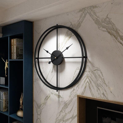 Minimalist Metal Wall Clock - Glamorous Hangups Ltd
