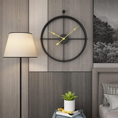 Minimalist Metal Wall Clock