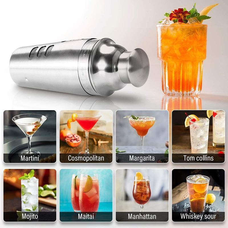 Recipe Cocktail Shaker Set - Glamorous Hangups Ltd