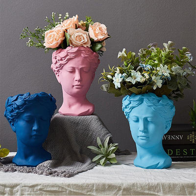 Greek Goddess Plant Pot - Glamorous Hangups Ltd