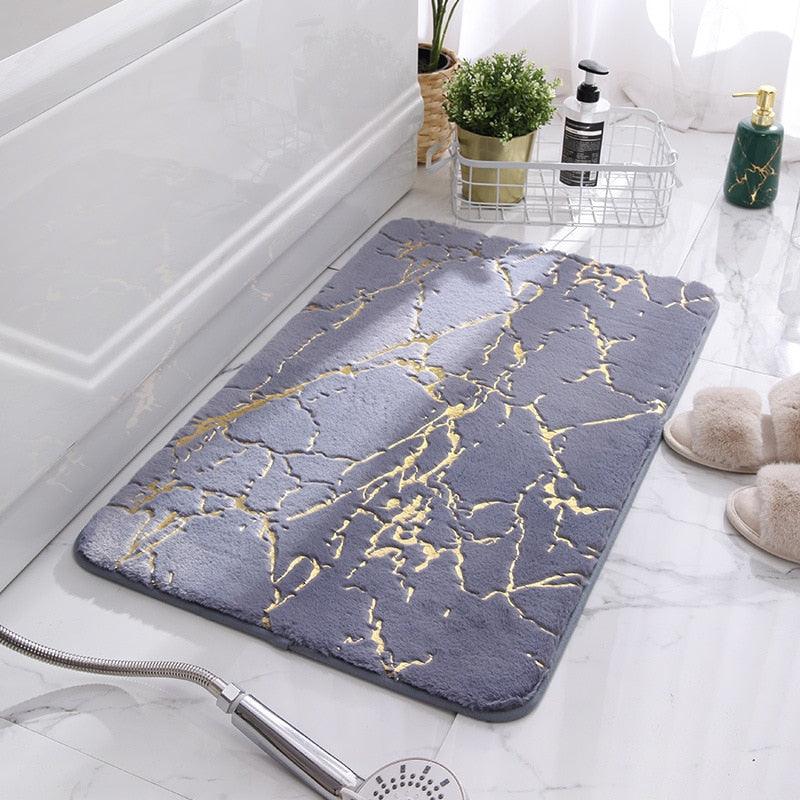 Luxury Marble Non-Slip Bathmat - Glamorous Hangups Ltd