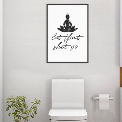 Zen Bathroom Wall Art - Glamorous Hangups Ltd