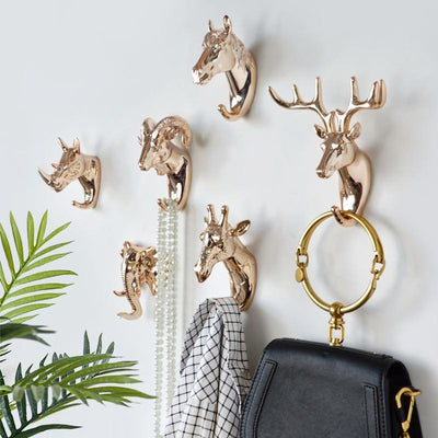 Animal Shaped Decorative Wall Hooks - Glamorous Hangups Ltd