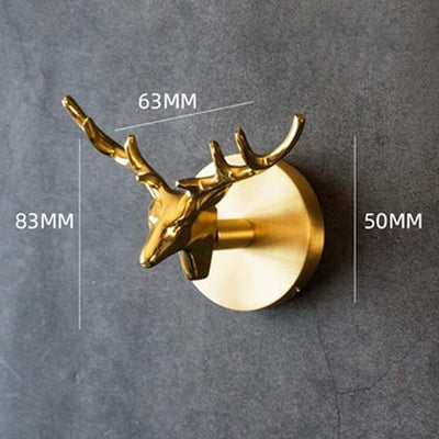 Brass Wildlife Coat Hook - Glamorous Hangups Ltd